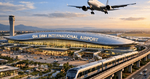 Sân bay quốc tế 5 sao hơn 196 tỷ đồng cách Hà Nội 40km có loạt dấu mốc đặc biệt ngay trong tháng này