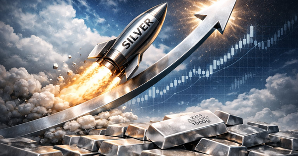 Bạc "tăng như tên lửa", vượt loạt “big tech” trở thành tài sản lớn thứ 2 thế giới