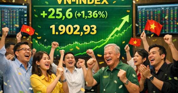 Niềm vui đầu năm: VN-Index lần đầu vượt 1900 điểm