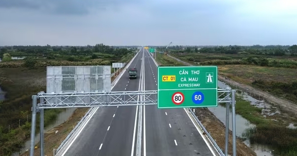 Đường cao tốc Cần Thơ – Cà Mau hơn 110 km thông xe toàn tuyến