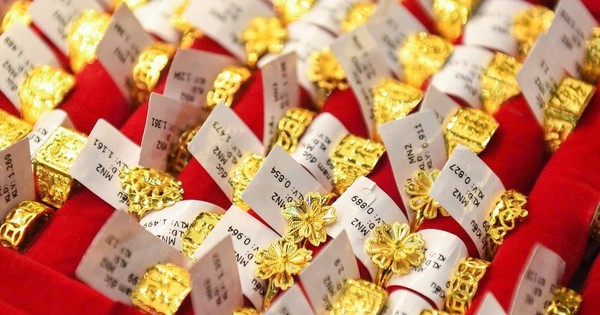 Giá vàng nhẫn, vàng miếng chiều 22/1 giảm mạnh