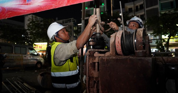 Xuyên đêm khoan địa chất tuyến Metro số 2 ở TP.HCM, hướng đến mốc vận hành 2030