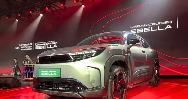 Cận cảnh SUV điện giá rẻ của Toyota