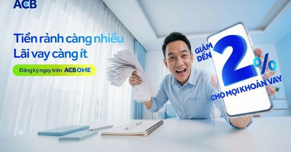 Giải pháp giúp khách hàng ACB tận dụng tiền nhàn rỗi để giảm lãi suất vay đến 2%/năm