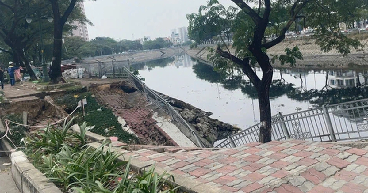 Người dân dọc đường Trần Xuân Soạn lo sụt lún nghiêm trọng giống bờ kè kênh Tàu Hủ