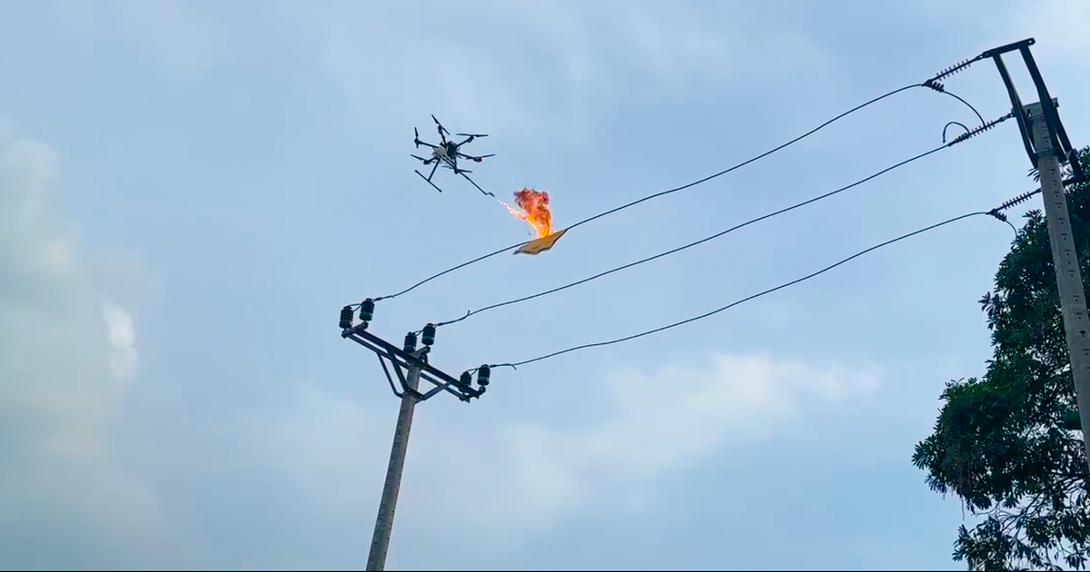 EVNNPC giới thiệu UAV bảo vệ an toàn lưới điện miền Bắc