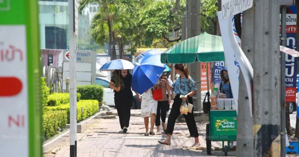 Nhiệt độ trong mùa hè năm 2026 tại Thái Lan sẽ vượt ngưỡng 42°C