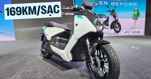 Yamaha EC-06 - Xe máy điện giá quy đổi hơn 47 triệu đồng, dáng thể thao, nếu về Việt Nam sẽ dễ ‘hot’ với tầm vận hành 169km/sạc