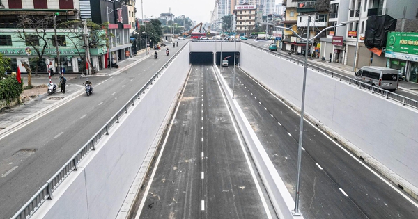 Diện mạo hầm chui gần 800 tỷ đồng ở Hà Nội trước ngày thông xe