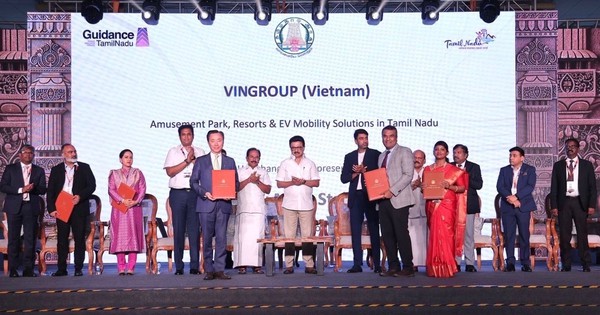 Vingroup ký kết MOU với bang Tamil Nadu, củng cố hệ sinh thái đa ngành tại đất nước tỷ dân