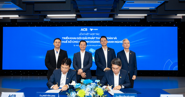 ACB hợp tác với VNPAY giúp hộ kinh doanh, doanh nghiệp dễ dàng thanh toán và nộp thuế số
