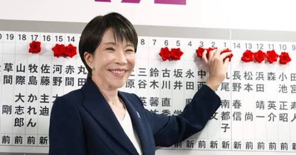 "Người đàn bà thép" Sanae Takaichi của Nhật Bản giành chiến thắng vang dội