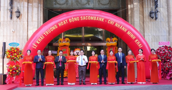 Sacombank khai trương Chi nhánh Minh Khai tăng kết nối tài chính tại trung tâm TP.HCM