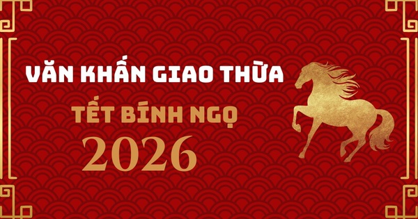 Bài văn khấn giao thừa Tết Bính Ngọ trong nhà và ngoài trời