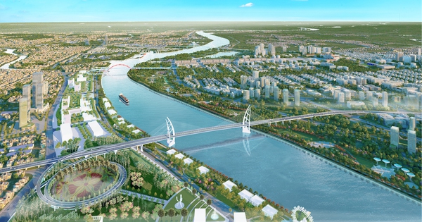 Diện mạo cây cầu hơn 6.200 tỷ đồng bắc qua sông Cấm ở Hải Phòng