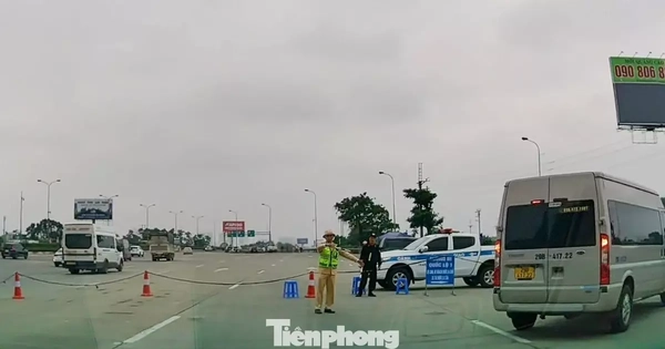 Đóng nửa chiều đường cao tốc Pháp Vân - Cầu Giẽ để phân luồng xe về Hà Nội