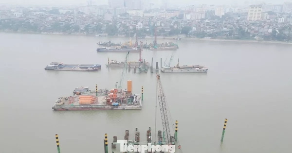 Nguyên nhân trụ vượt sông phía nội thành của dự án cầu Trần Hưng Đạo chưa thể thi công?