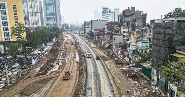 Diện mạo mới đường Vành đai 1 sau cao điểm thi công xuyên Tết