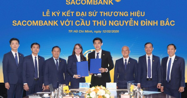 Cầu thủ Nguyễn Đình Bắc chính thức trở thành Đại sứ thương hiệu Sacombank