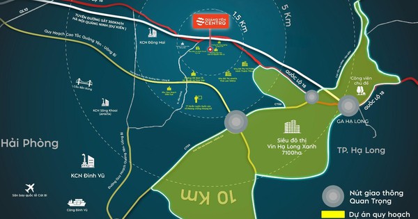 Quảng Yên Centro – Tâm điểm lõi đô thị, thừa hưởng động lực từ khu công nghiệp quy mô