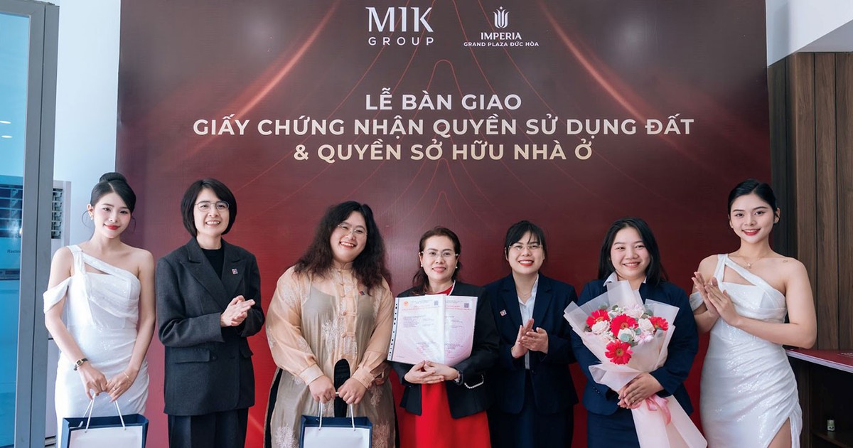 Imperia Grand Plaza Đức Hòa bàn giao sổ hồng cho gần 50 khách hàng