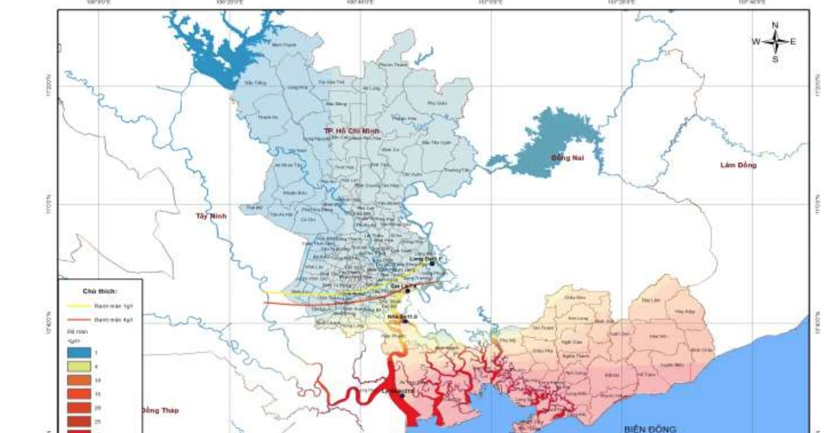 TP.HCM mặn xâm nhập sâu ngay đầu năm mới, vì sao?
