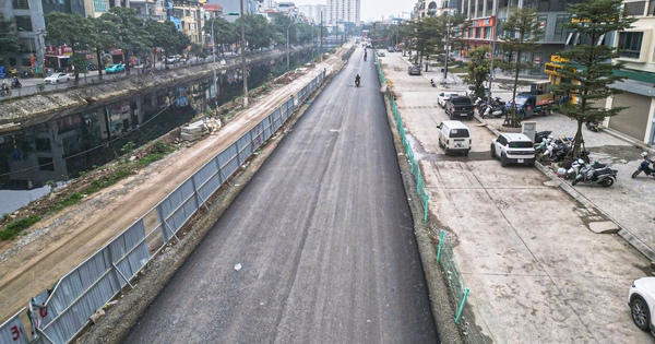 Diện mạo mới của đoạn đường từng chi chít ‘ổ voi, ổ gà’ ở Hà Nội