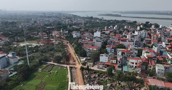 Cận cảnh tuyến bổ cập nước sông Tô Lịch trị giá 869 tỷ đồng đang thành hình