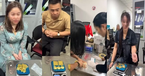 Hải quan sân bay Nội Bài phát hiện 5 hành khách cất giấu gần 13kg kim loại nghi là vàng