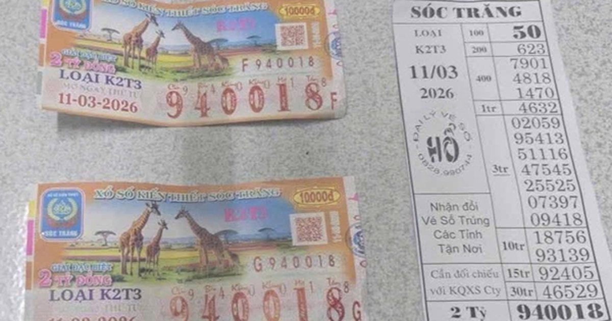 Giải độc đắc xổ số miền Nam tiếp tục lập “kỷ lục” tại 1 đại lý