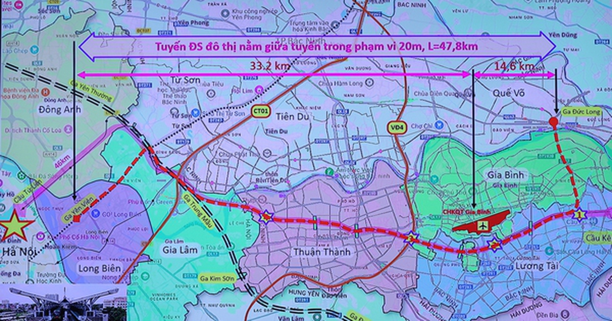 Làm đường nối sân bay Gia Bình với Thủ đô Hà Nội (đoạn qua Bắc Ninh) theo hình thức xây dựng khẩn cấp