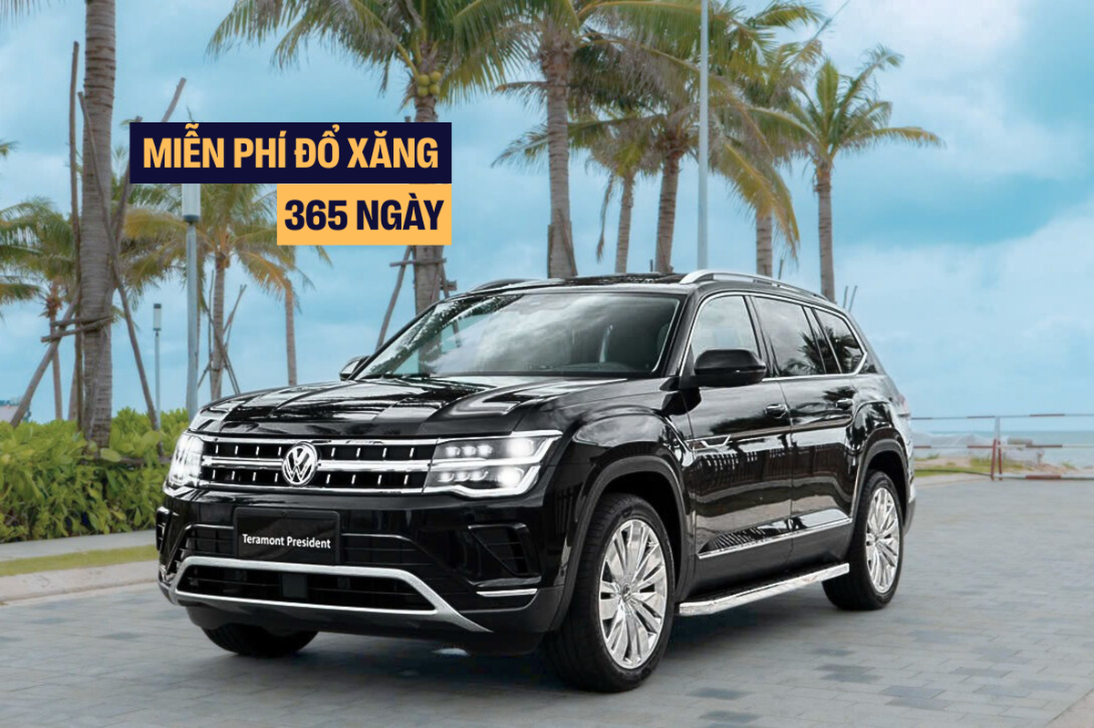 Volkswagen ‘tặng xăng’ cho khách Việt mua xe: Quy đổi tới gần 1.200 lít, có thể đi được cả năm