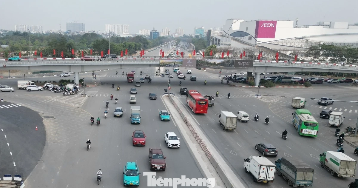 Hà Nội phân luồng giao thông để thi công hầm chui nút giao Cổ Linh