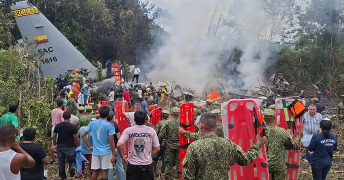 Tai nạn máy bay quân sự thảm khốc ở Colombia