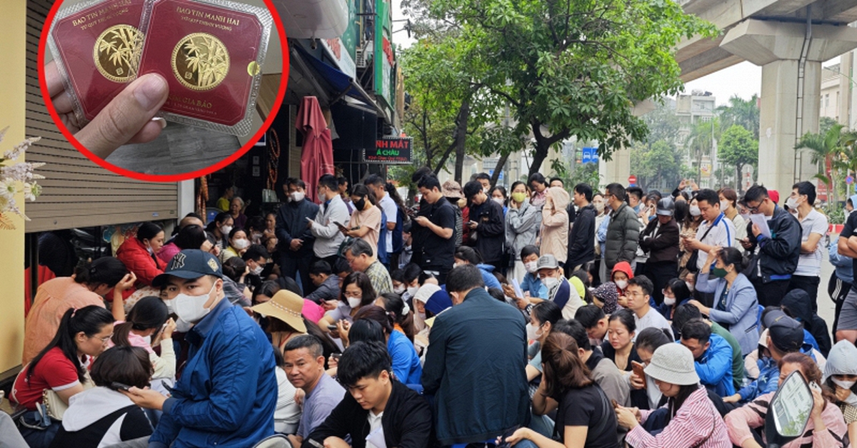 Người dân đông đảo xếp hàng chờ lấy vàng, Bảo Tín Mạnh Hải giải thích lý do trả vàng sớm
