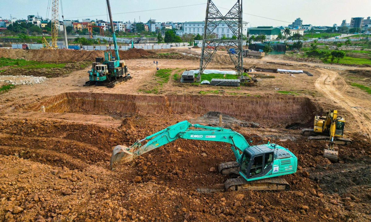 Cận cảnh cụm dự án hồ điều hoà 25ha hơn 1.100 tỷ đồng chống ngập phía Tây Hà Nội