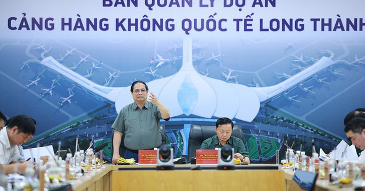 Thủ tướng Phạm Minh Chính: Khai thác thương mại sân bay Long Thành vào cuối năm 2026