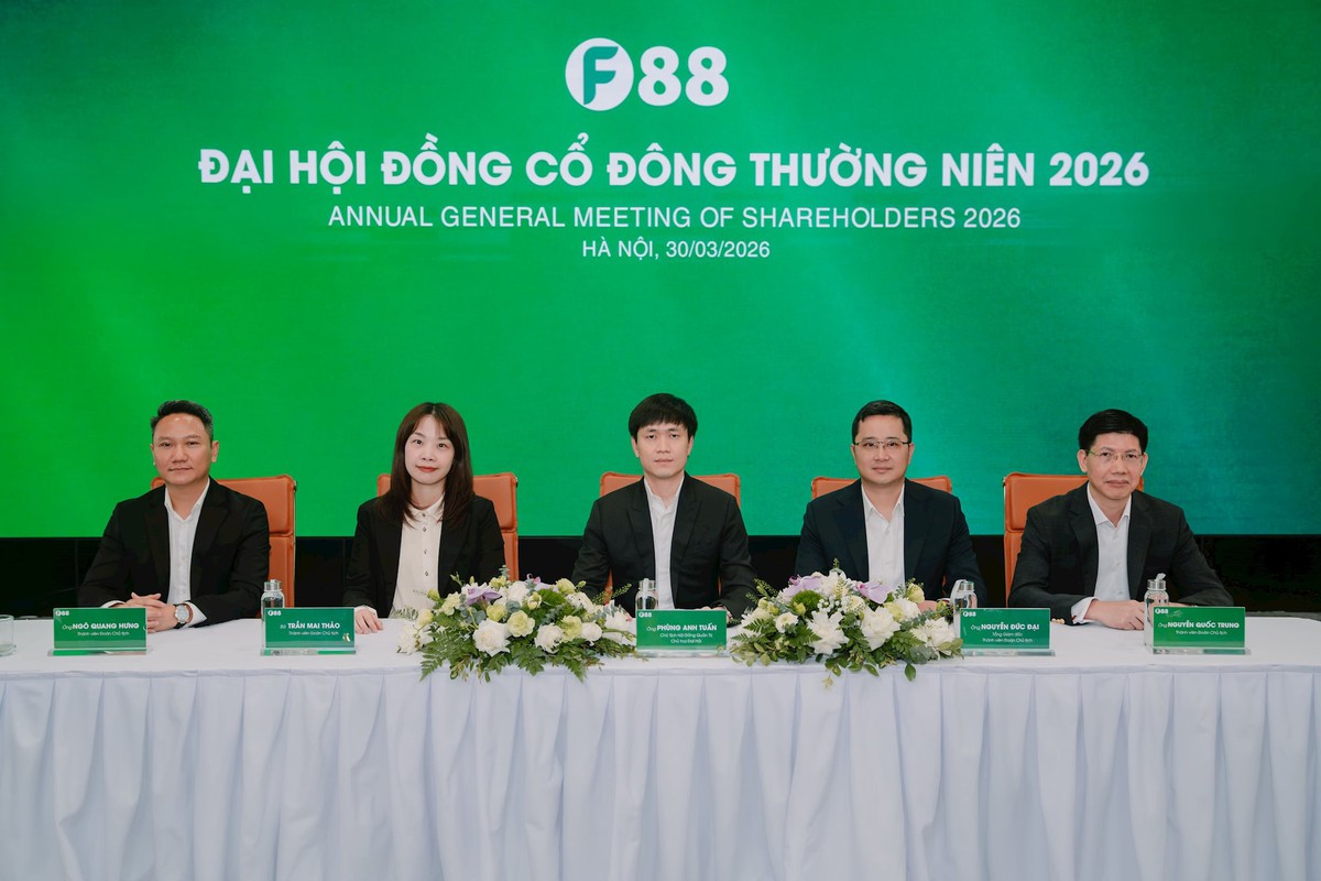 ĐHĐCĐ F88: Dự kiến chuyển cổ phiếu sang sàn HOSE trong nửa cuối năm 2026