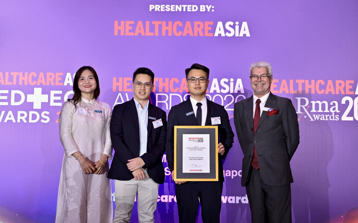Đại diện Việt Nam tiên phong 2 năm liên tiếp thắng giải thưởng lớn tại Healthcare Asia Pharma Awards