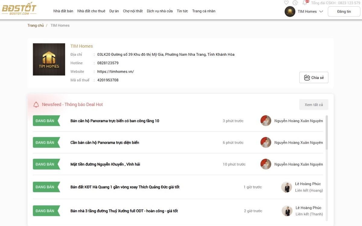 Công cụ quản lý giỏ hàng cho công ty bất động sản từ BDSTOT.COM – hoàn toàn miễn phí