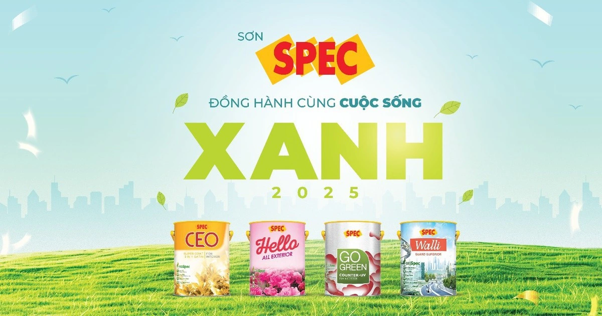 Chương trình 'Sơn SPEC - Đồng hành cùng cuộc sống xanh’ công bố khách hàng trúng thưởng