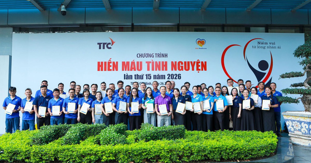 15 năm chương trình hiến máu tình nguyện ‘Niềm vui từ lòng nhân ái’