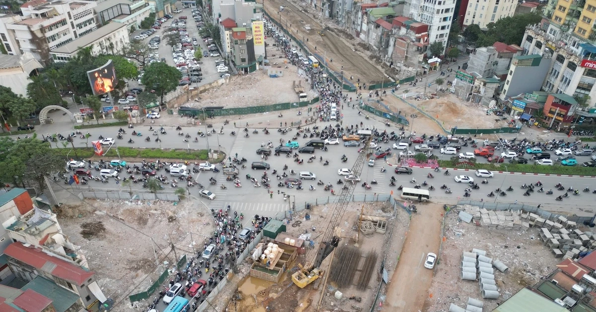 Tổ chức lại giao thông trên đường La Thành phục vụ thi công đường Vành đai 1