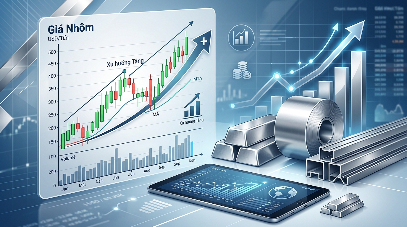 Thị Trường Nhôm Tháng 4/2026: Sức Ép Từ Chi Phí Năng Lượng Và Những Nhịp Điều Chỉnh Quan Trọng